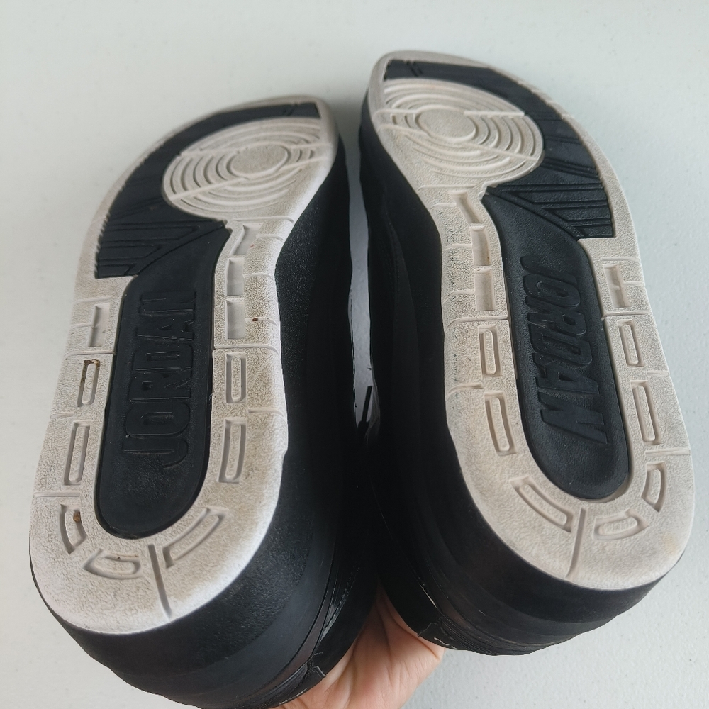 Jordan 2 Retro QF Black 2010 men's sports shoes size 13 style 395709-001. used d - Picture 15 of 16
